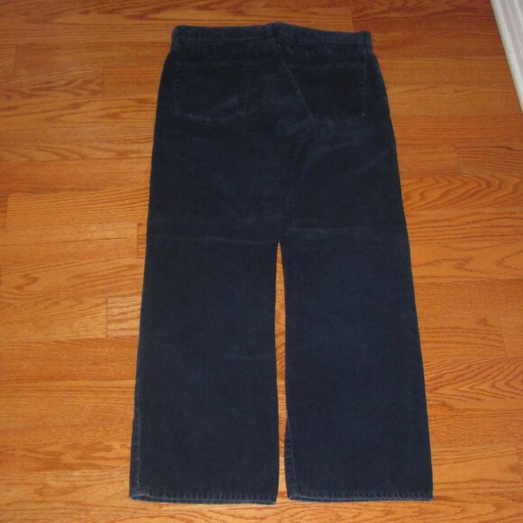 Pre Owned Men's Gap Cotton Blue Straight Fit Corduroy Pants Size 29/30 - Picture 4 of 4